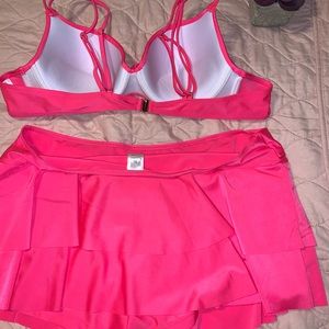Brand New Swim Suit set XL Hot Pink